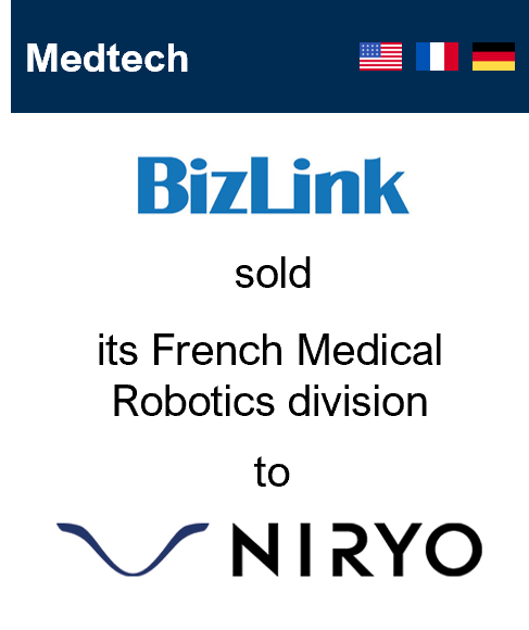 BizLink sold to Niryo