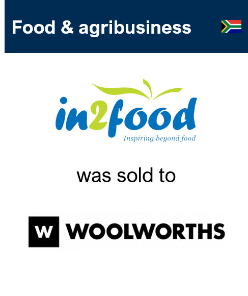 in2foods was sold to Woolworths